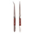 Amtech 2pc Wooden Handle Tweezer Set(2) Amtech 2pc Wooden Handle Tweezer Set(2)